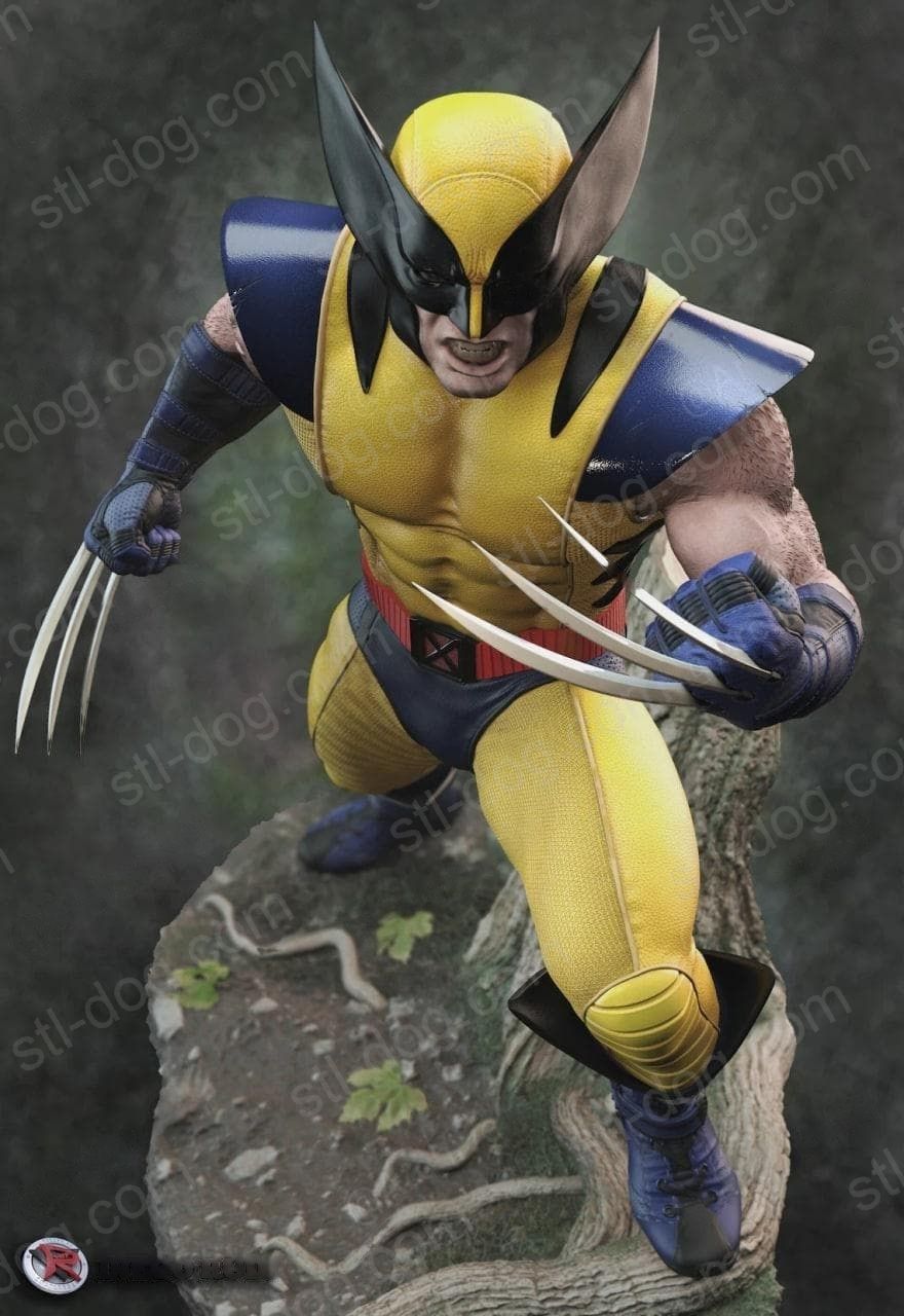 X战警(X-Men) 金刚狼(Wolverine) 3D打印图纸